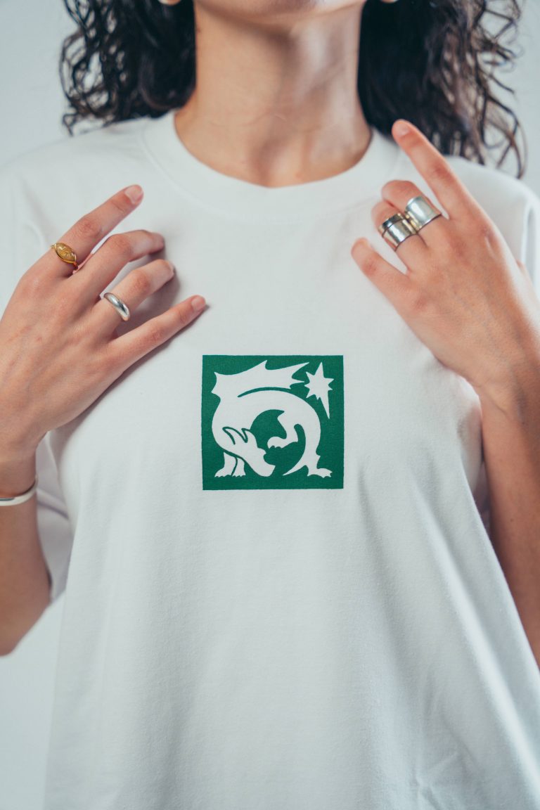 Billie Kark X Breath Clo Oversized Tee White