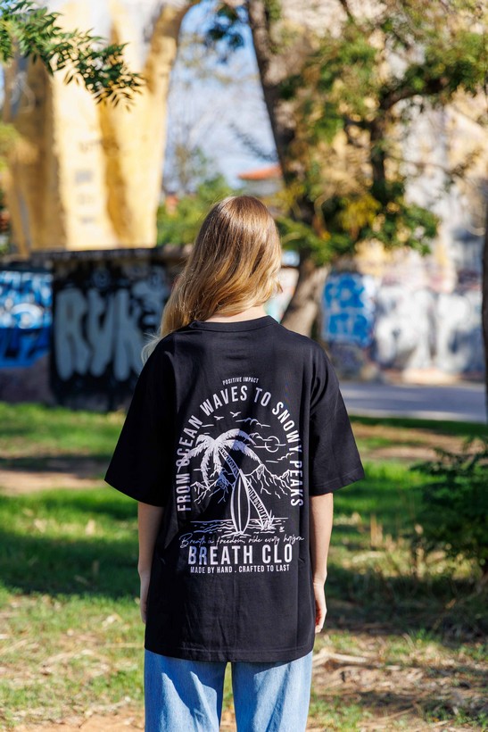 Peaks & Waves Oversized Tee