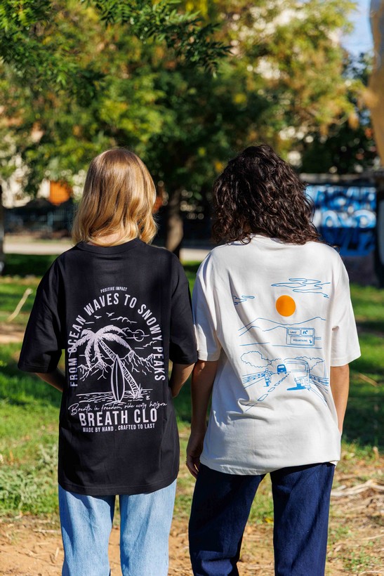 Peaks & Waves Oversized Tee