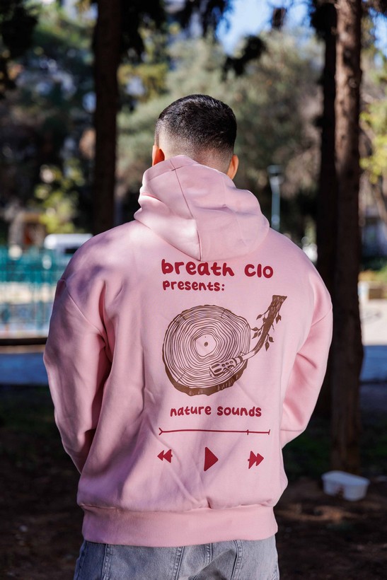 Oversized Heavyweight Hoodie Baby Pink