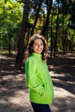 Full Zip Microfleece Jacket Lime - Image 2