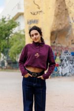 Cropped Fleece Mulberry