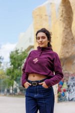 Cropped Fleece Mulberry - Image 3