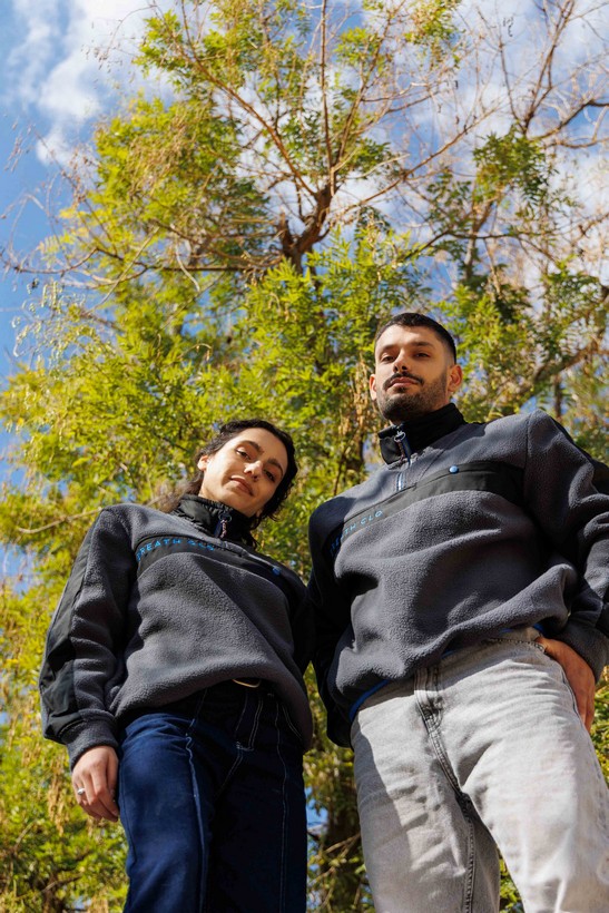 90s Vintage Fleece Grey