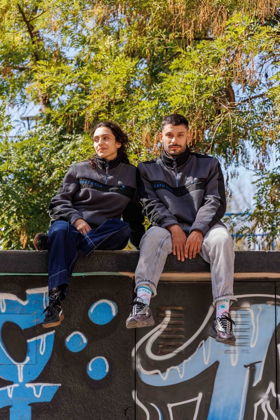 90s Vintage Fleece Grey