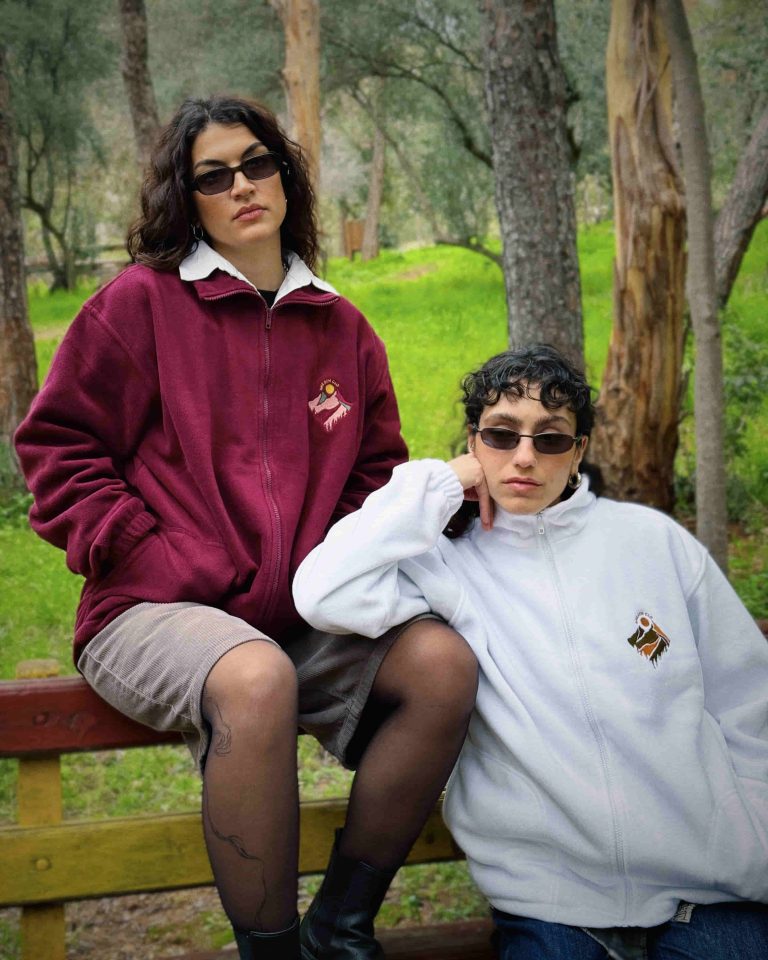 Full Zip Microfleece Jacket Burgundy/White – Limited to 85 pieces