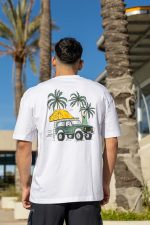 Nomad Shelter Organic Oversized Heavy Tee White - Image 2