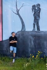 Organic Mountain Oversized Heavy Tee Black - Image 3