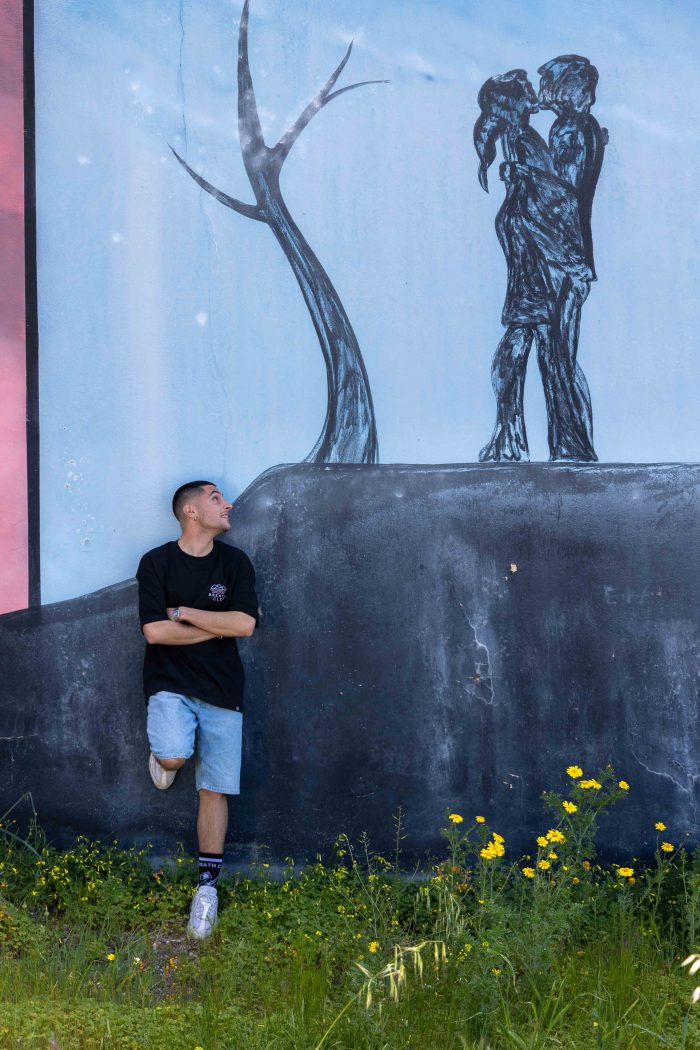 Organic Mountain Oversized Heavy Tee Black - Image 3