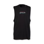 Disco Waves Oversized Tank Top Black