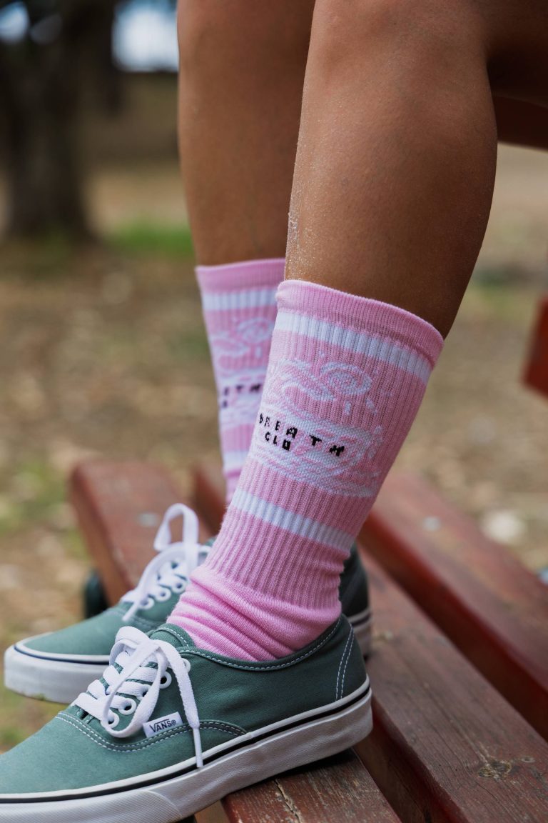 Breath Clo Socks Pinky