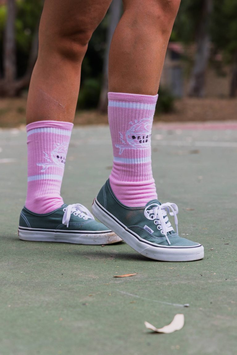 Breath Clo Socks Pinky