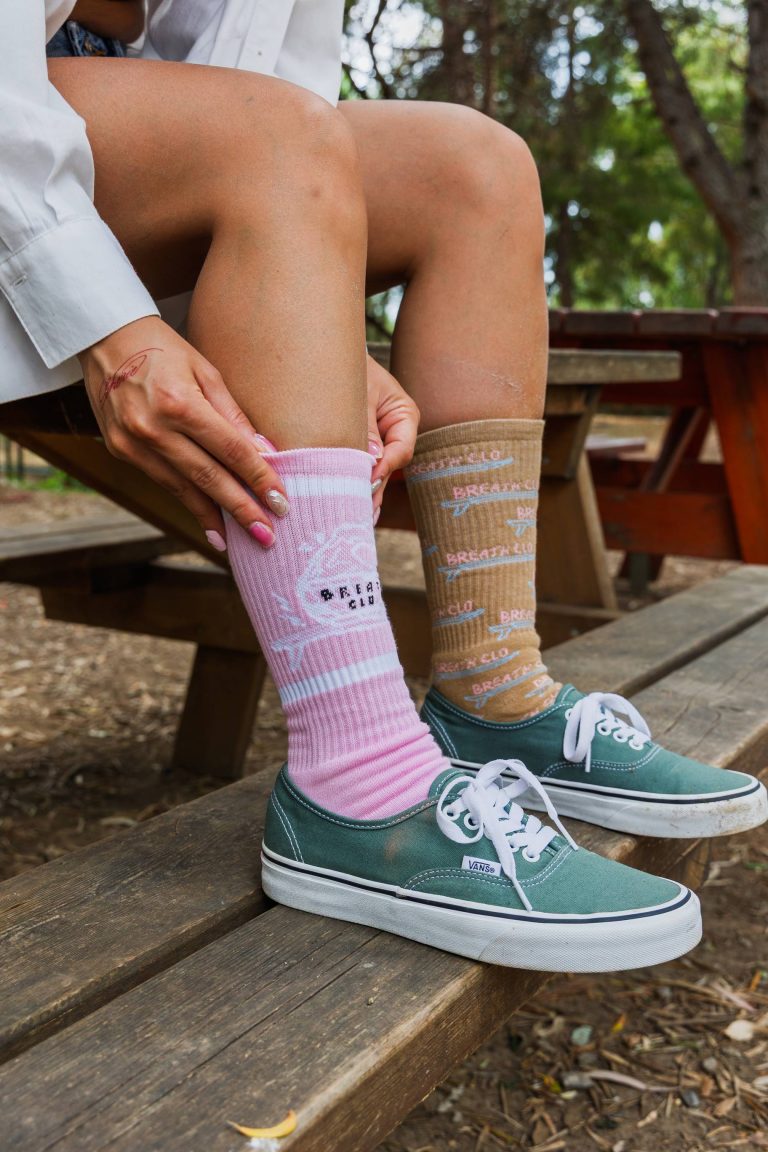 Breath Clo Socks Pinky